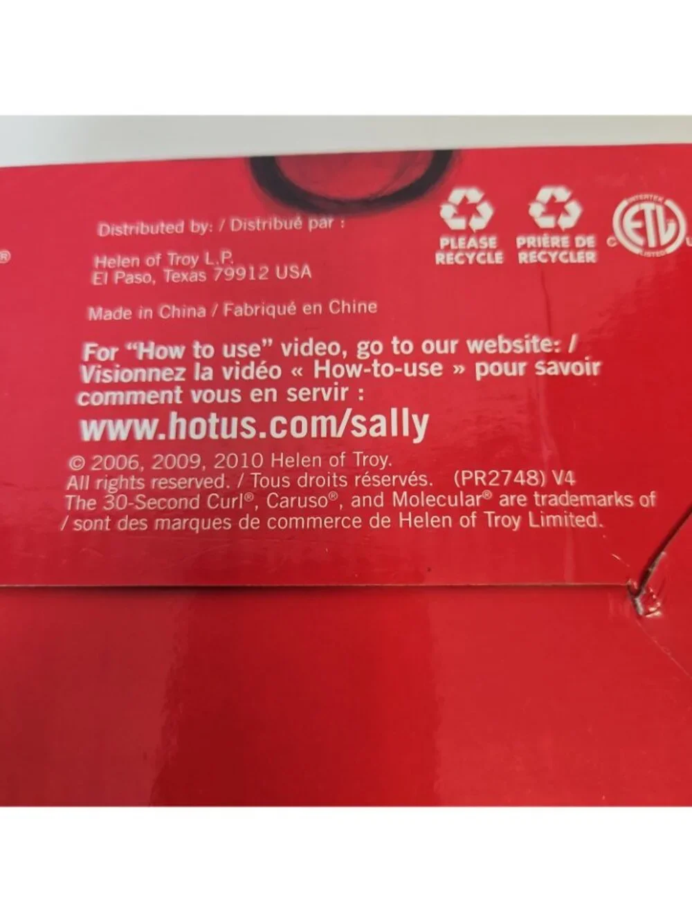 Caruso Professional Molecular Steam Hairsetter 30 Hair Rollers Works 561030